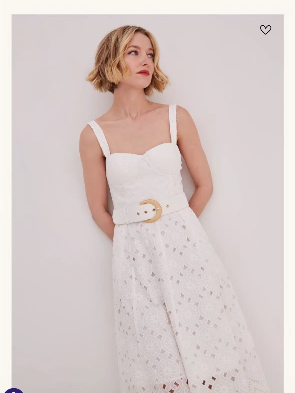 Cara Cara Calypso Dress White